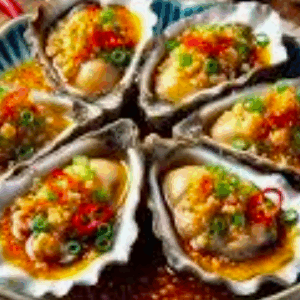 Hàu nướng sốt sa tế Hong Kong