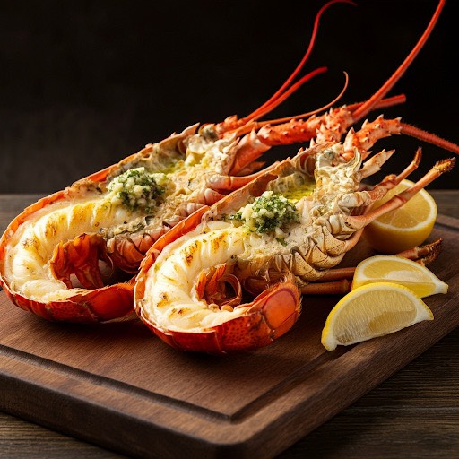 🦞 Tôm hùm nướng bơ tỏi: Hương vị biển cả dậy sóng tại 48 Bistro